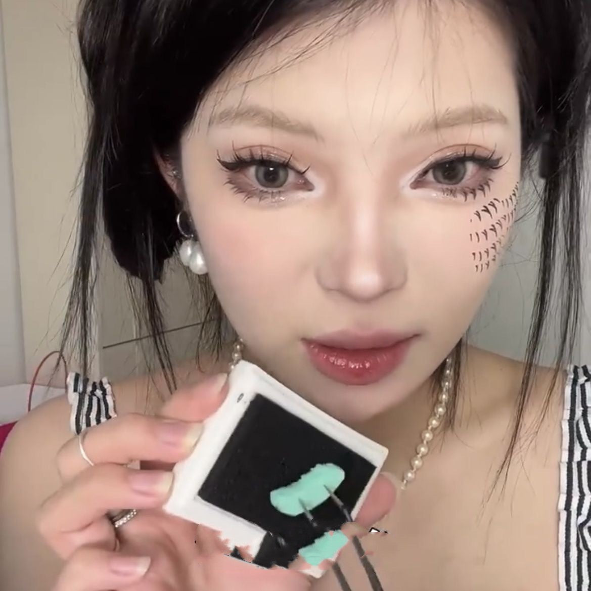 Lower Eyelashes Silicone Seal Save Hand-disabled Party