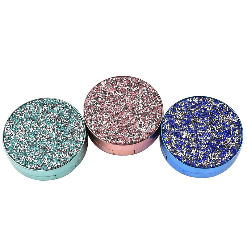 Round Sparkling Star Cosmetic Contact Lenses Care Box Of Contact Lens