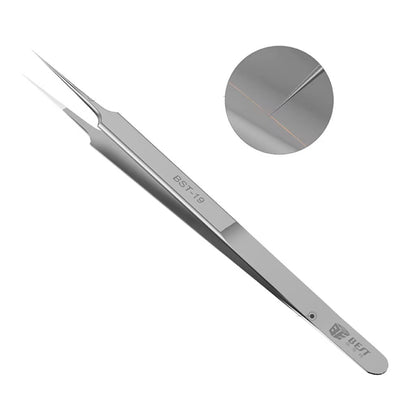 Flying Line Tweezers Stainless Steel 0.1mm Fine Tip Tweezers Lengthened And Hardened For Microscopy