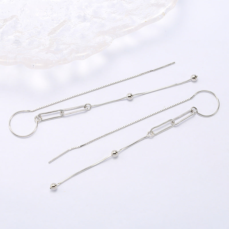 Silver Earrings Original Chain Sterling Silver Earrings S925 Earrings
