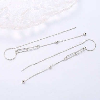 Silver Earrings Original Chain Sterling Silver Earrings S925 Earrings