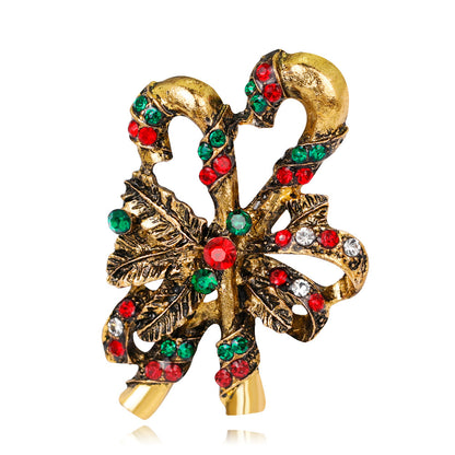 New Retro Personality Creative Christmas Brooch