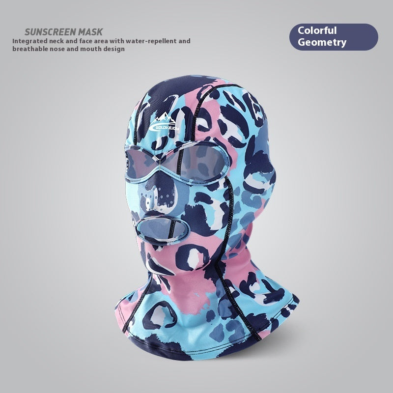 Facekini Swimming Sun Protection Head Cover Men And Women Outdoor