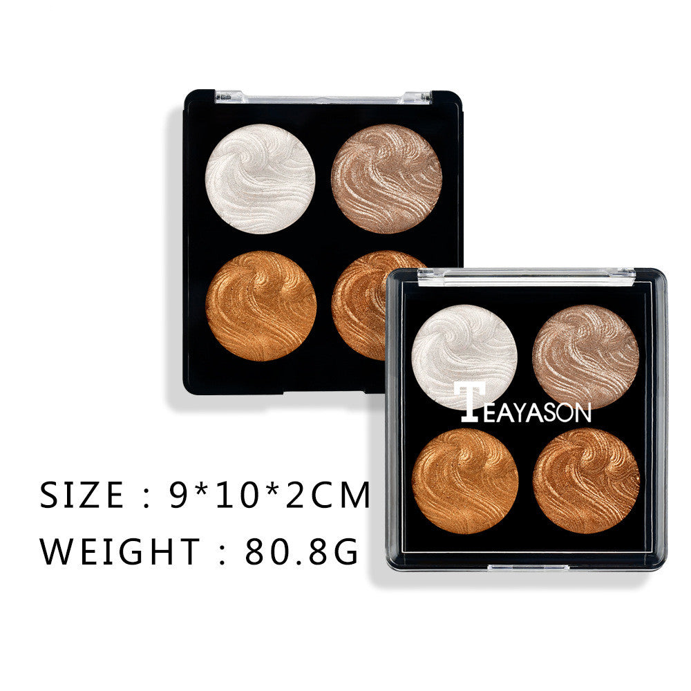 4-color Baking Highlighting Powder Repairing Cake Brightening