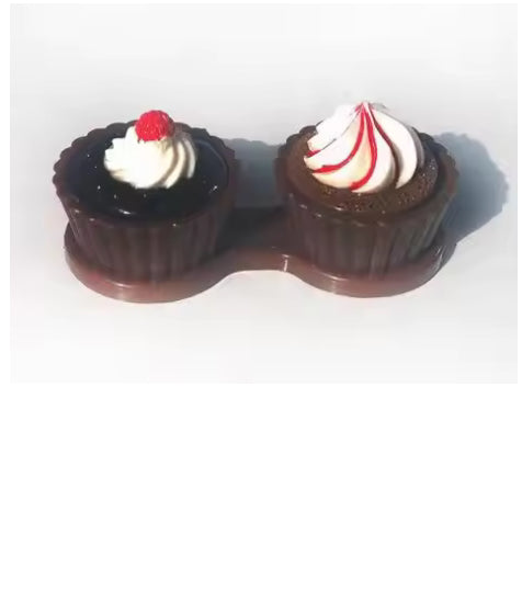 Cake Shape Contact Lens Case