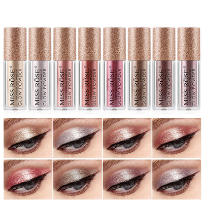 Waterproof Roller Eyeshadow Powder Monochrome Glitter Beads