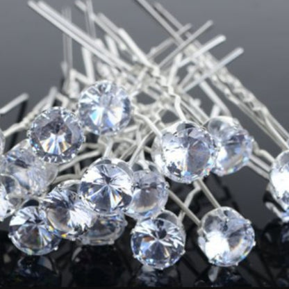 Pearl Diamond Hairpin Set Headgear