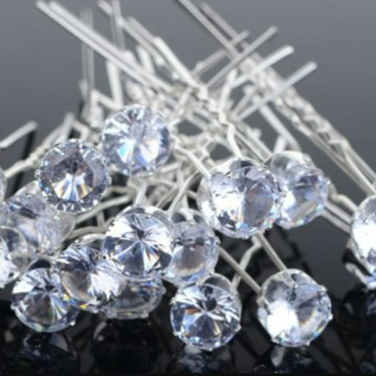 Pearl Diamond Hairpin Set Headgear