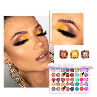 Shimmer Matte Multi-color Combination Makeup Eye Shadow