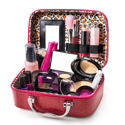 Cosmetics Toys Children Girl Lipstick Nail Polish Props Makeup Kit Set