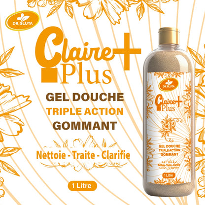 Claire Plus Shower Gel Anti-aging Lightening Body Skin Care Whitening Bath Wash