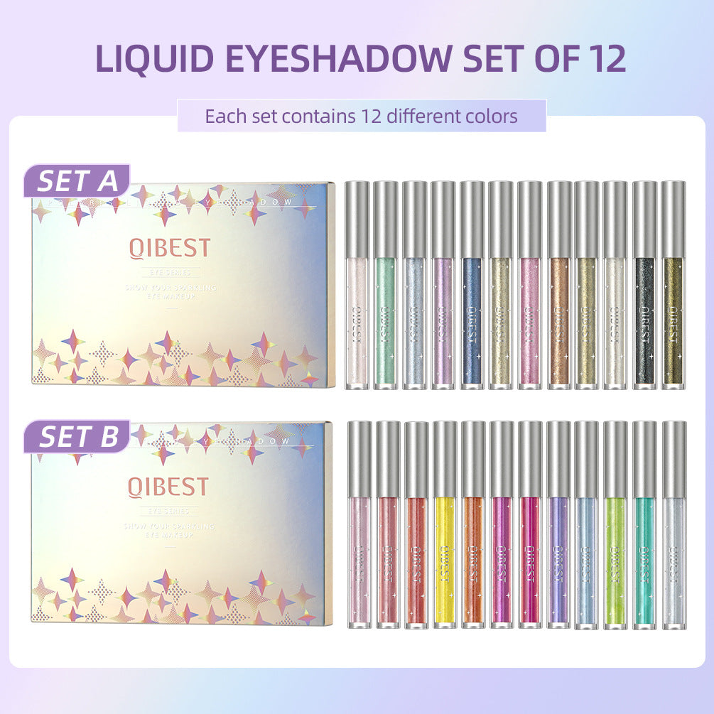 QIBEST Diamond Eyeshadow Liquid Pearlescent Highlighter