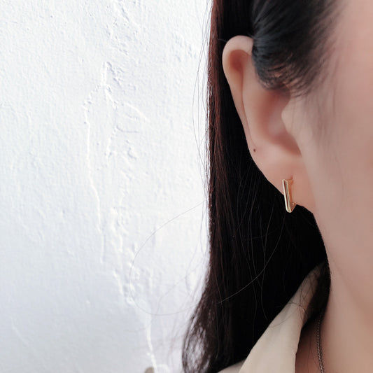 Triangle s925 sterling silver earrings