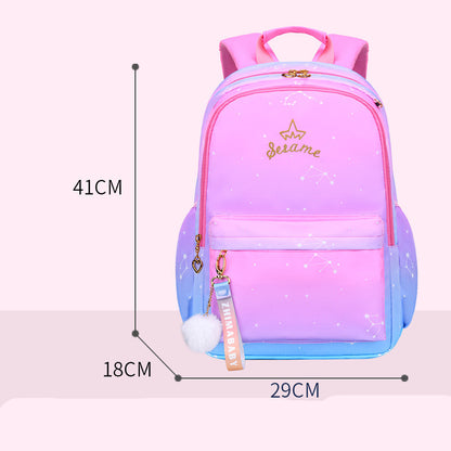 Lightweight waterproof school bag