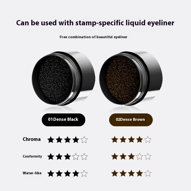 Double-headed Lower Eyelash Seal Eyeliner Quick-drying Not Smudge Durable Waterproof And Sweatproof Eyeliner Two-in-one