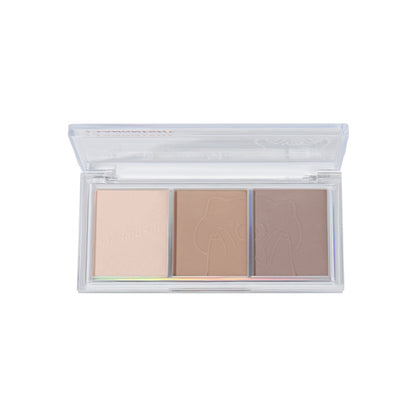 Fashion Highlighter Blush Nose Shadow Palette