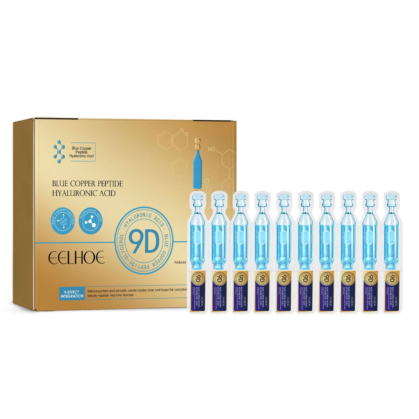 Blue Copper Peptide Hyaluronic Acid Moisturizing Anti-wrinkle