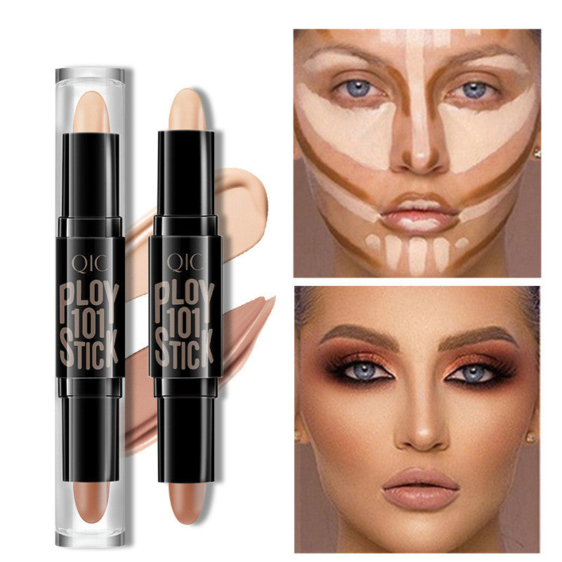 Concealer Dual-headed Touch-up Stick Three-dimensional Face Brightening