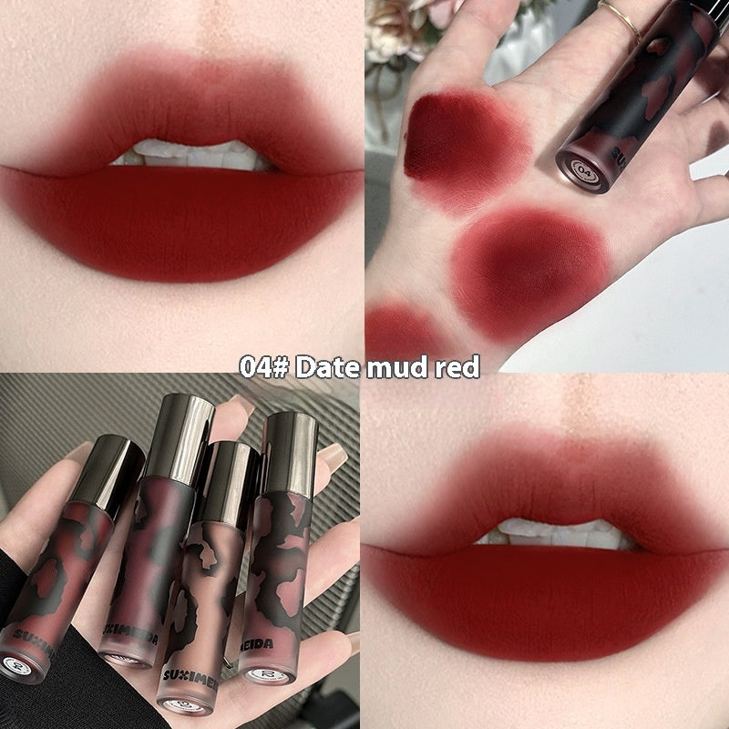 Lava Secret Matte Lip Mud Lipstick White No Stain On Cup