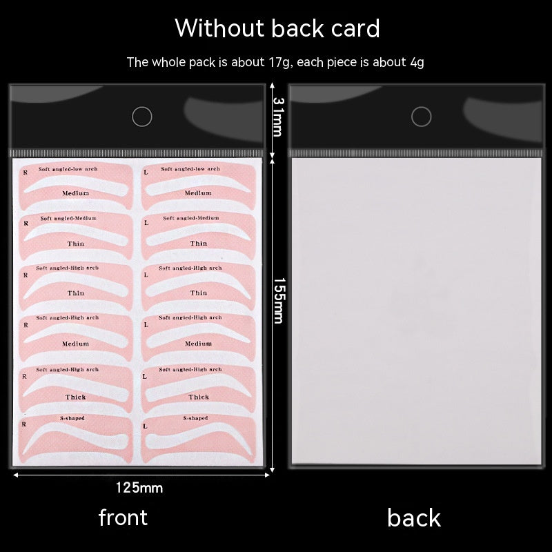 Eyebrow Stickers Eyebrow Stencil Lazy Eyebrow Stencil Eyebrow Artifact Makeup Tools In Stock