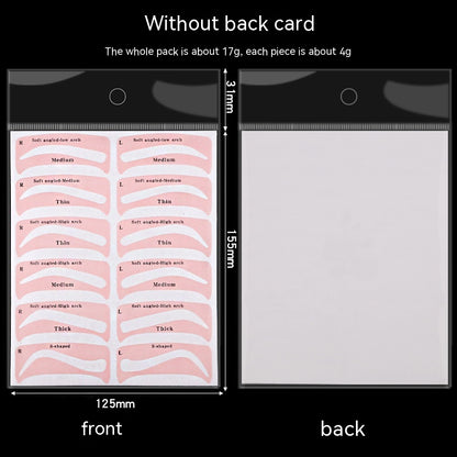 Eyebrow Stickers Eyebrow Stencil Lazy Eyebrow Stencil Eyebrow Artifact Makeup Tools In Stock