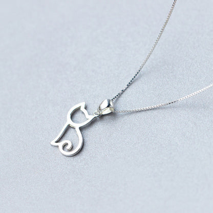 Korean Sweet Cat Necklace Simple Necklace