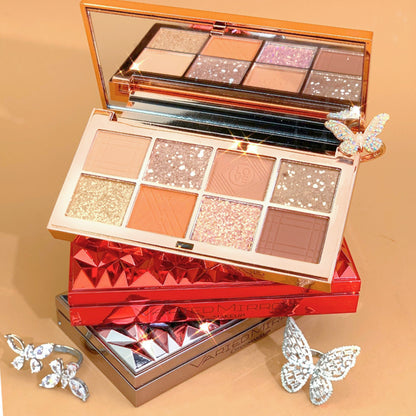 Eyeshadow Palette Eight Colors Rose Matte
