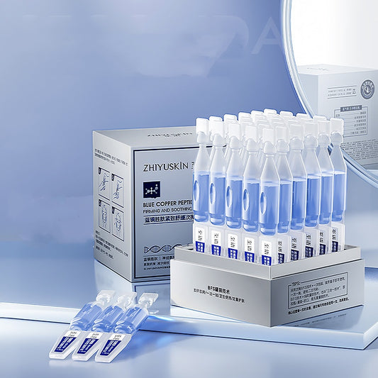 Blue Copper Peptide Firming And Soothing Disposable Water Supplement 30 Pieces