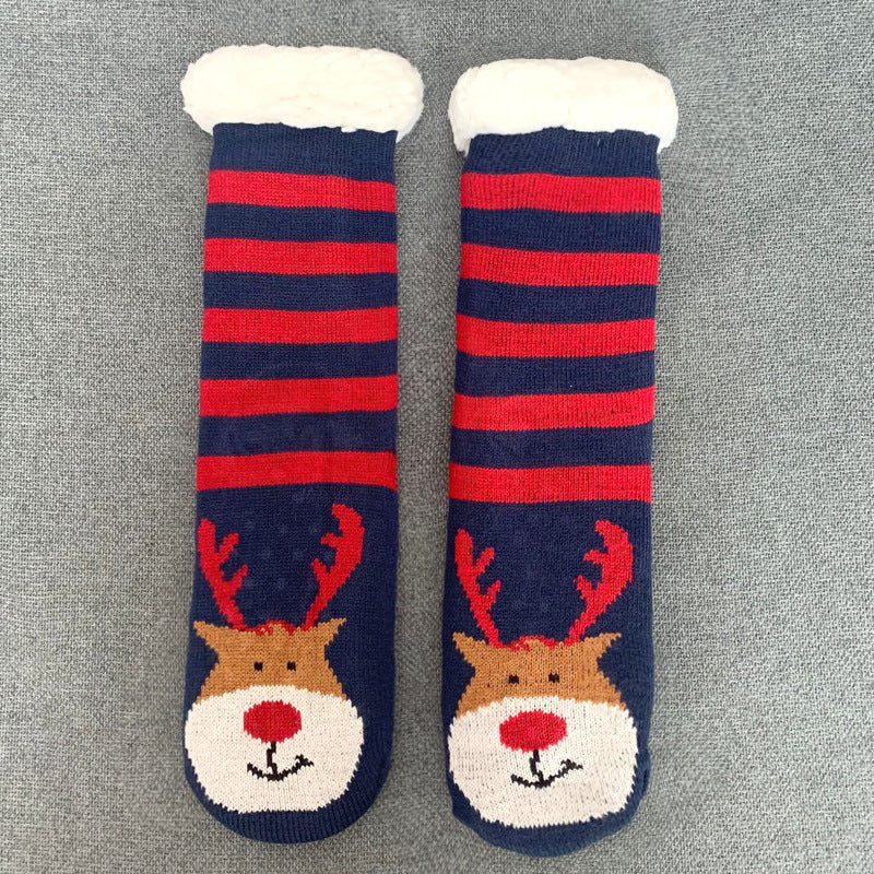 Warm and thick Plush sleeping socks