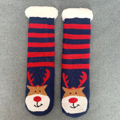 Warm and thick Plush sleeping socks