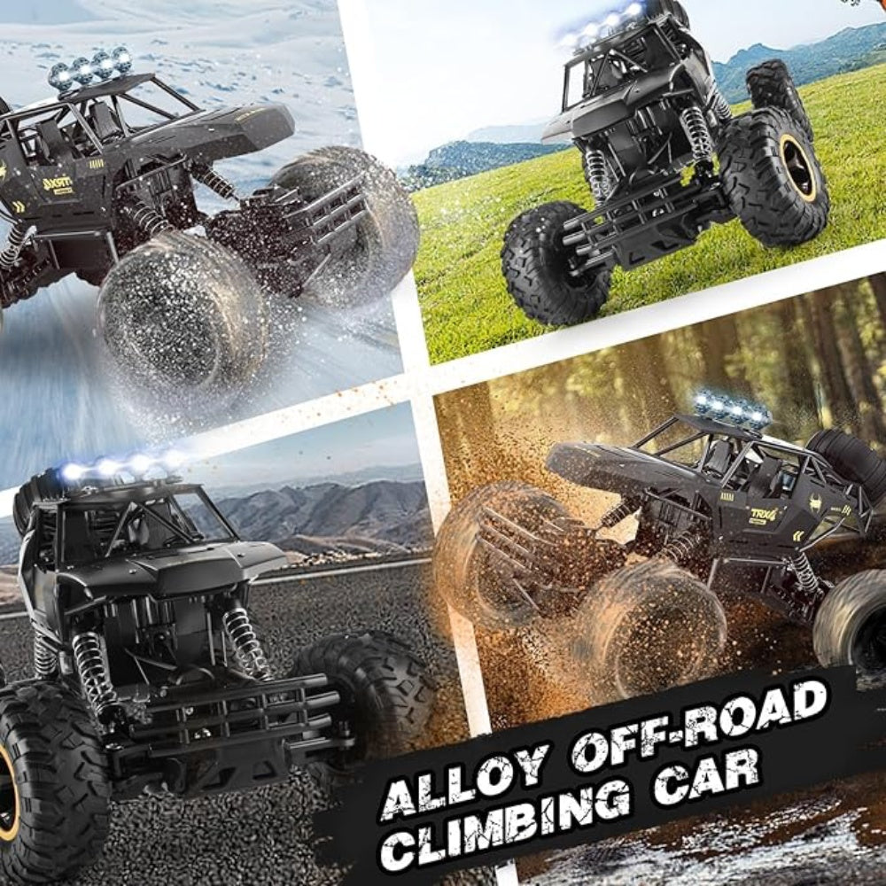 TEMU Can't Sale. UK Rc Car Rock Crawler Rechargeable Off Road Truck 4WD , Metal Shell LED Headlights Remote Control Off Road Car Truck,Logistics Is Randomly Sent By Amazon Logistics,Royal Mail