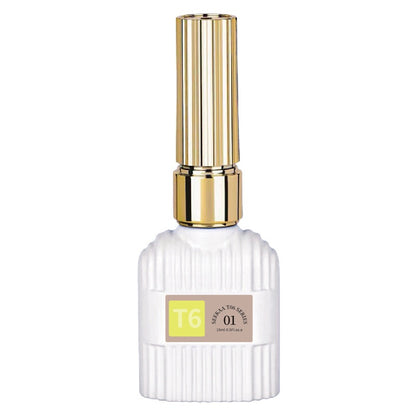 Fluorescent White Transparent Nude UV Polish Nail Set