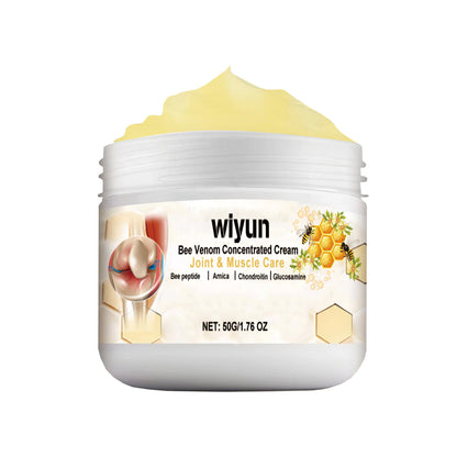 Wiyun Bee Venom Body Care Cream, Gently Moisturize And Apply Topical Repair Cream For Wrist And Knee Body Massage