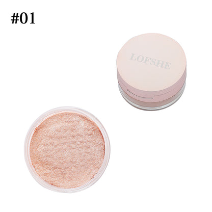6-color High-gloss Loose Powder Lasting Waterproof