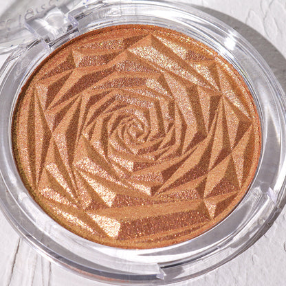Rose Diamond Highlighter Powder Blush Trimming Palette To Brighten Glitter