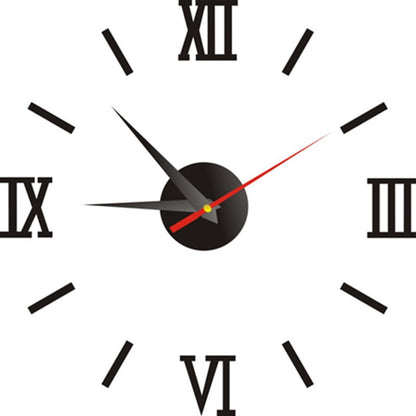Creative acrylic wall clock, wall sticker clock, living room clock