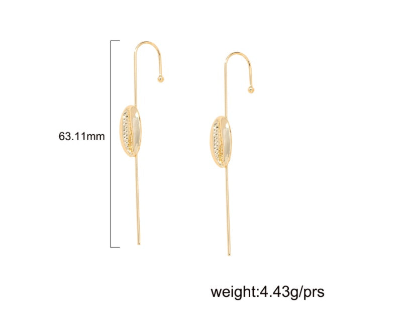 Personalized Design Pierced Earrings Ear Bone Clip
