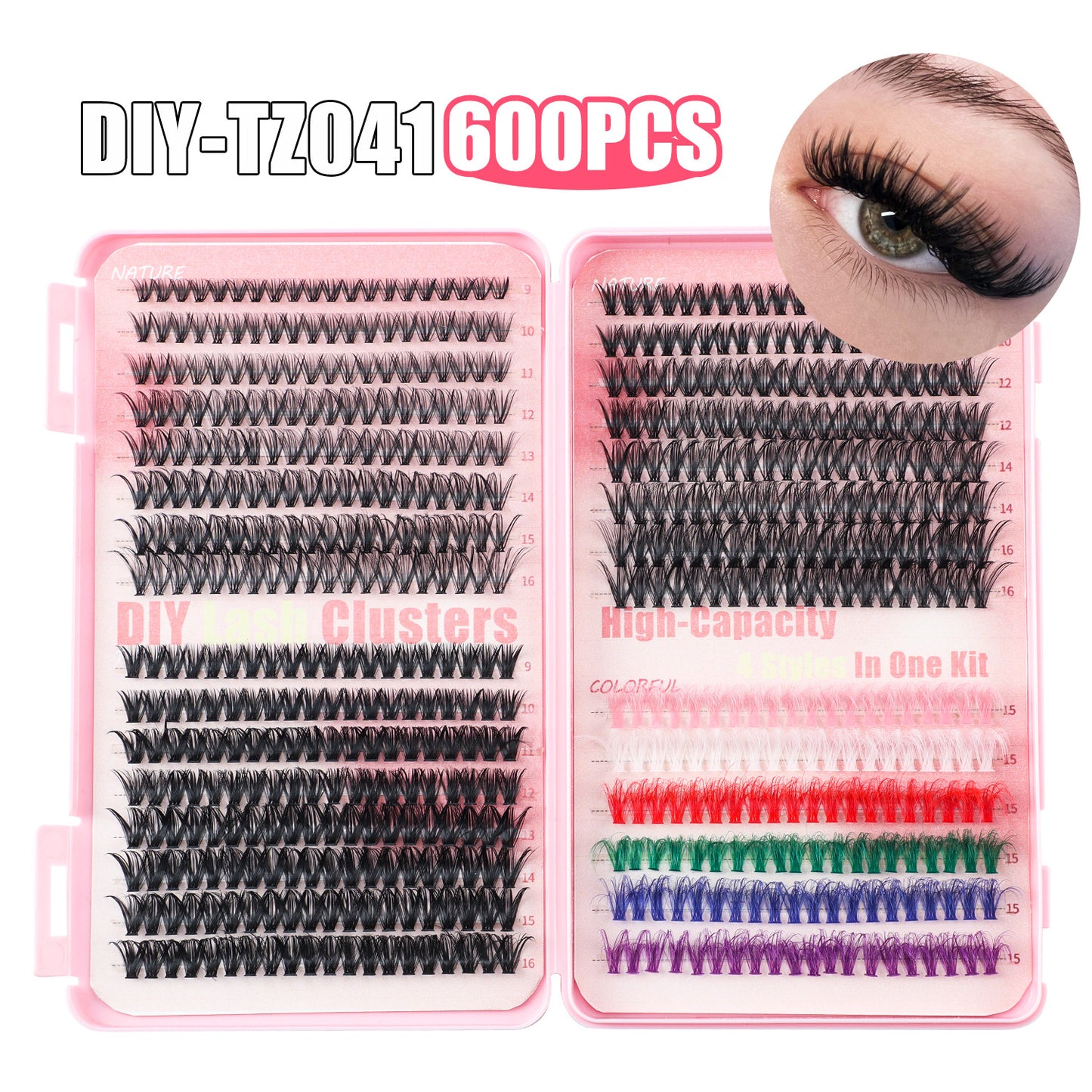 DIY Segmented Natural High-volume Lash Kit