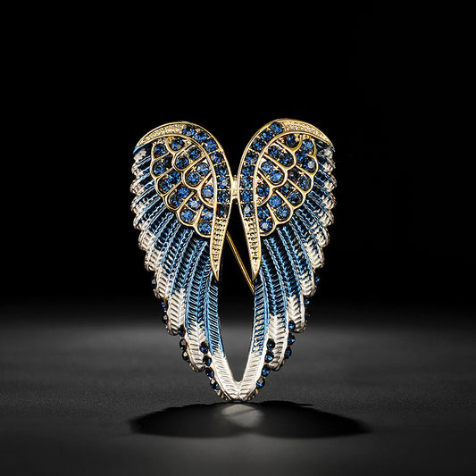 Temperament angel wing Brooch