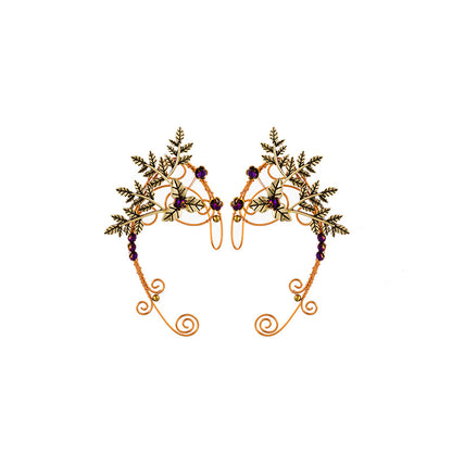 Retro Handmade Ear Clip Elf Earrings