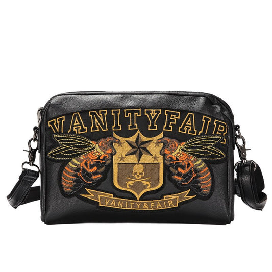 Men's bag embroidered pattern clutch