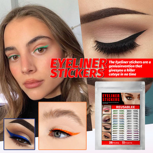 Natural Fashion And Charming Eyeshadow Stickers Smoky Makeup Paper Sticky Without Smudging