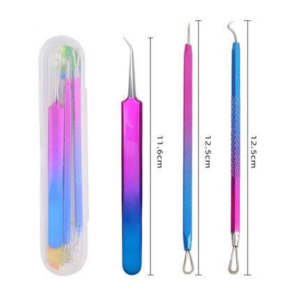 Acne Tool 3 Piece Set Stainless Steel Acne
