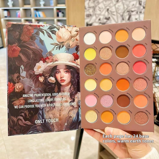 Long Lasting And Does Not Fade 72 Color Eyeshadow Book