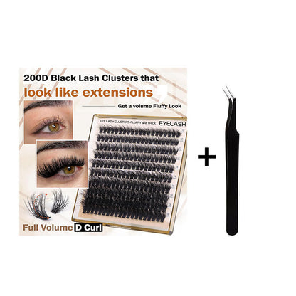 Fluffy Faux Mink Segmented Eyelashes