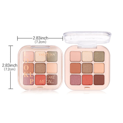 Eye Shadow Plate 9-color Makeup Nine-color Colorful Fog