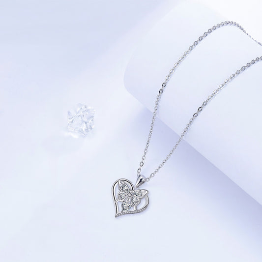 Fashion Simple Jewelry Flower Butterfly Necklace For Women