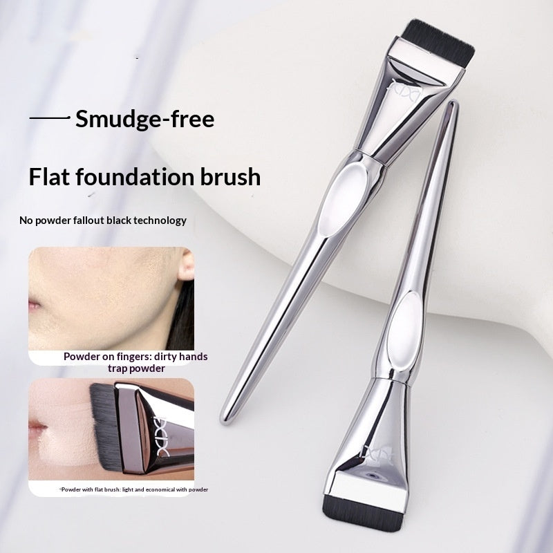 Foundation Brush Ultra-Thin Flat Head Doesnt Over-Absorb Foundation Makeup Brush For Professionals