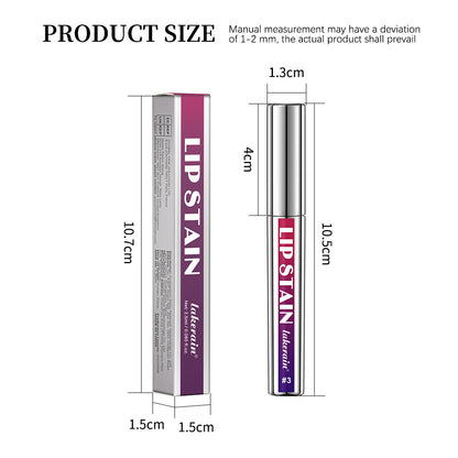 Silver Tube Tear And Pull Lip Gloss Not Smudge No Stain On Cup Matte Moisturizing
