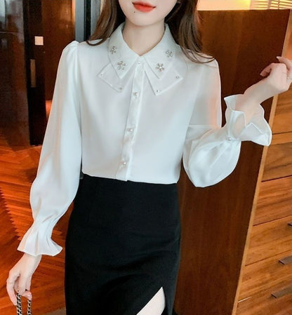 Fashion Personalized Chiffon Shirt For Women
